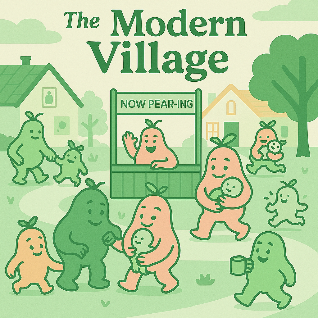 Modern village of connected families